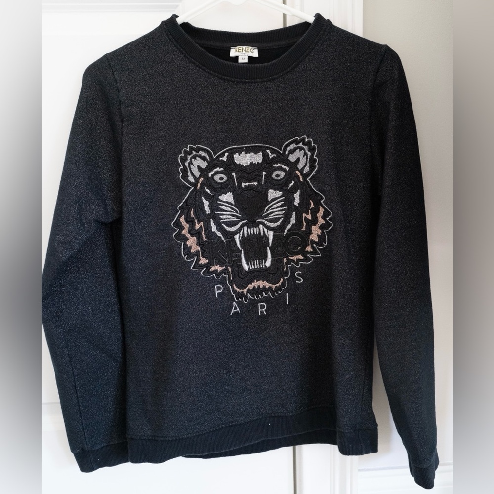 Kenzo Tiger-Embroidered Hoodie Size XS